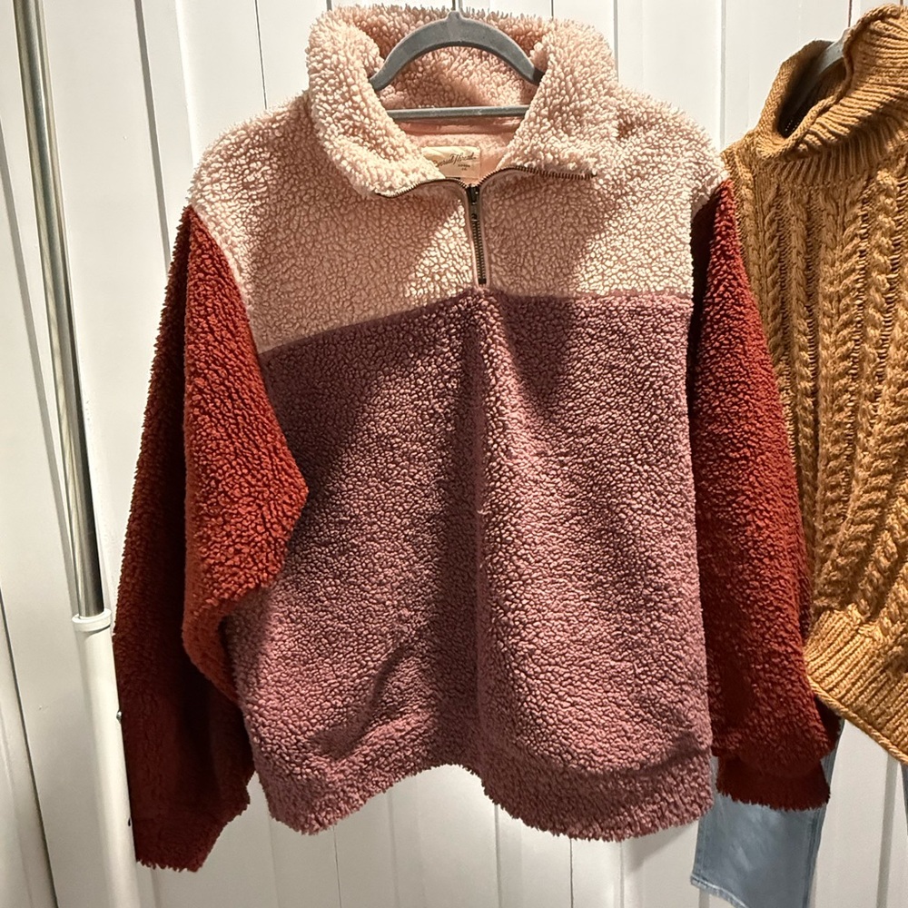Universal Thread Multicolor Teddy Jacket